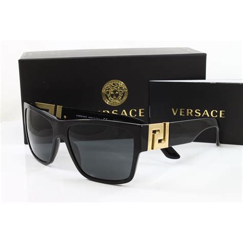 black versace shades